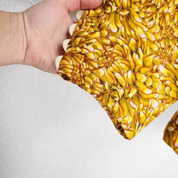 KIKA VARGAS X Target Quilted Scalloped Floral Boxy Jacket - Picture 8 of 14